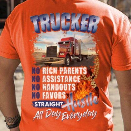 Straight Hustle Trucker Apparel - No Handouts