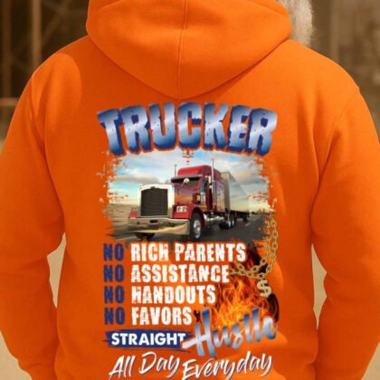 Straight Hustle Trucker Apparel - No Handouts Work